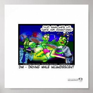 DWI Firefly Drôle Affiche de la Bande dessinée des