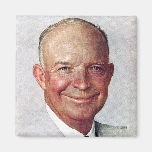 Dwight D. Eisenhower Magneet (Voorkant)