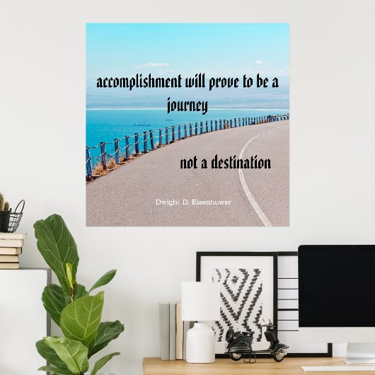 Dwight D. Eisenhower - realisatie Poster (Thuiskantoor)