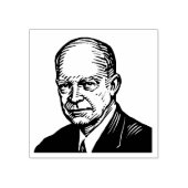 Dwight D Eisenhower Rubber Stamp Rubberstempel (Afrduk)