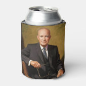 Dwight Eisenhower President Witte Huis Blikjeskoeler (Blikje Voorkant)