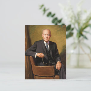 Dwight Eisenhower President Witte Huis Briefkaart