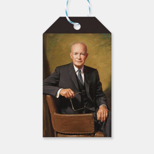 Dwight Eisenhower President Witte Huis Cadeaulabel (Voorkant)