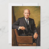 Dwight Eisenhower President Witte Huis Feestdagenkaart (Voorkant)