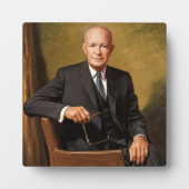 Dwight Eisenhower President Witte Huis Fotoplaat (Voorkant)