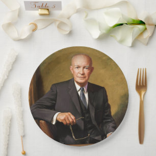 Dwight Eisenhower President Witte Huis Papieren Bordje