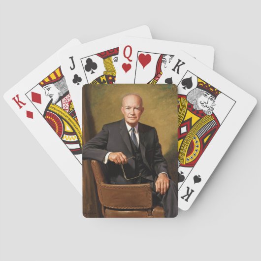 Dwight Eisenhower President Witte Huis Pokerkaarten (Achterkant)