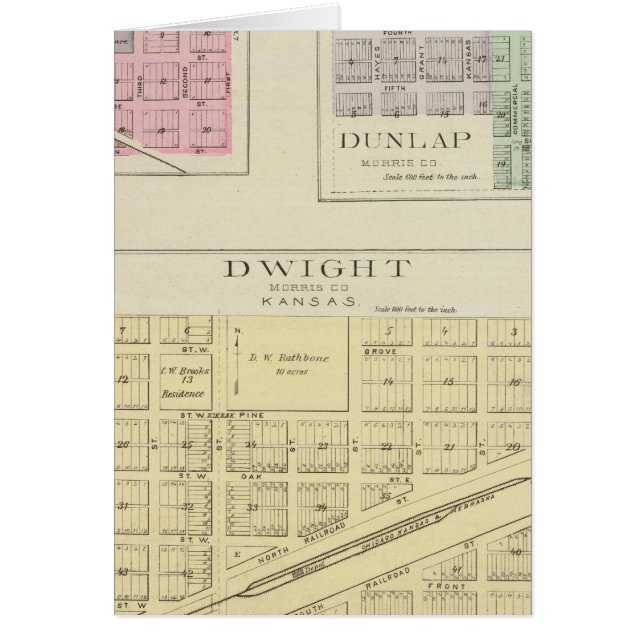 Dwight, Wilsey, Dunlap, Kansas (Devant)