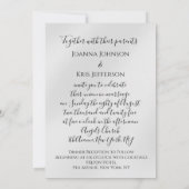 Dwingende 3D-crt-effect Elegant Silver Glitter Blu Kaart (Achterkant)