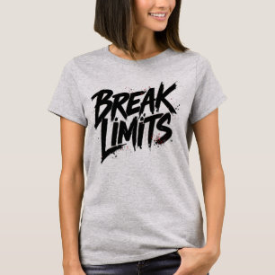 Dwinger Limieten Dames T-shirt Motiverend Minimaal