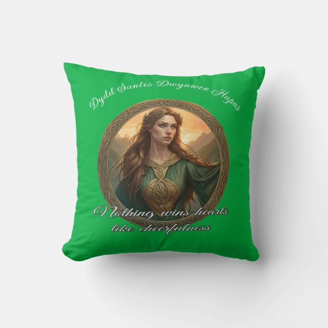 Dwynwen The Patron Saint Of Lovers Kussen (Voorkant)