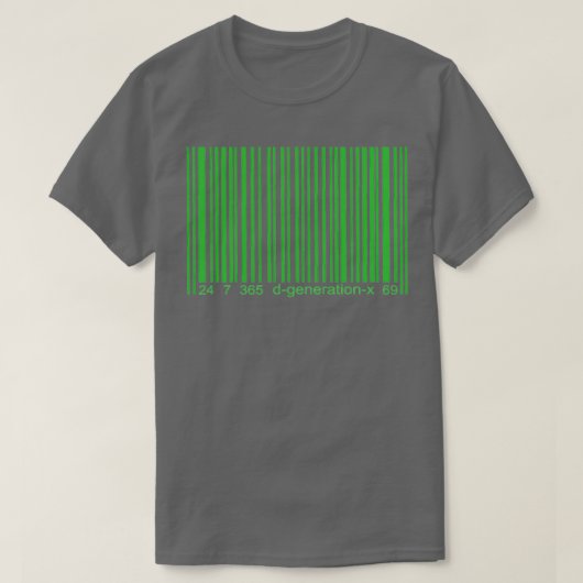DX Barcode T-shirt (Design voorkant)