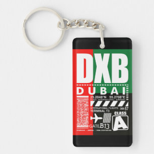 DXB Dubai luchthaven Sleutelhanger