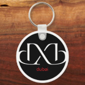 DXB Dubai Sleutelhanger (Voorkant)