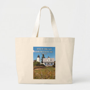 Dyce Head Lighthouse, Maine Jumbo Canvas tas