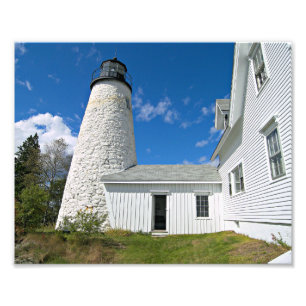 Dyce Head-vuurtoren, Castine Maine Foto afdrukken Afdruk