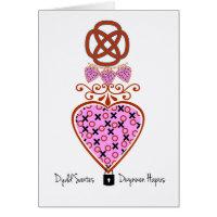 Dydd Santes Dwynwen, Coeur XOXO Avec noeud celtiqu