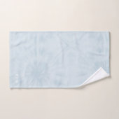 Dye | Pastel Blue Modern Stylish Monogram (Serviette à main)