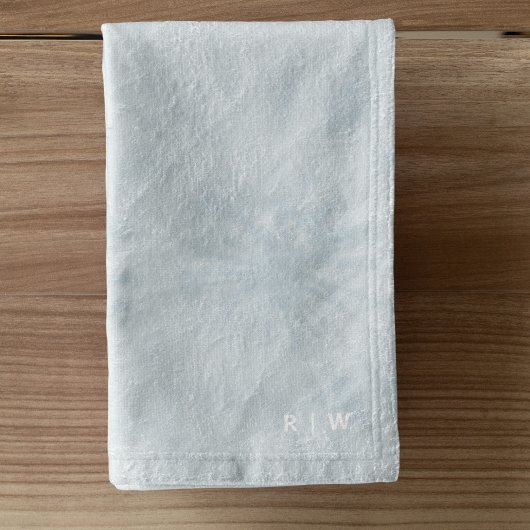 Dye | Pastel Blue Modern Stylish Monogram