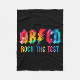 Dye Rock Het Test Testdag Examen Voor Leraar Stu Fleece Deken