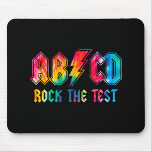Dye Rock Het Test Testdag Examen Voor Leraar Stu Muismat