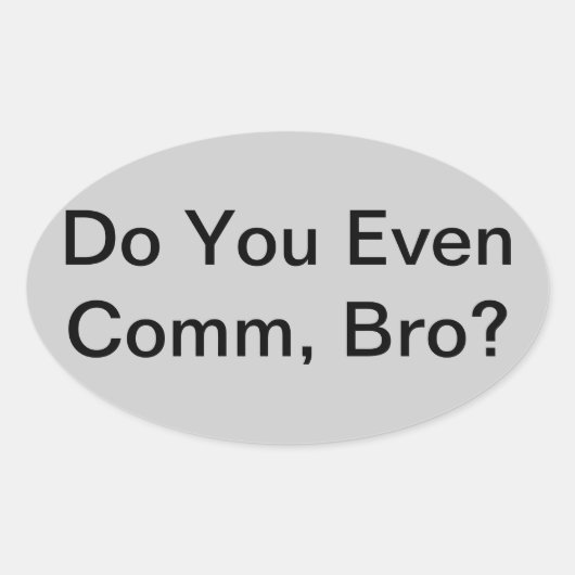 DYECB-Stickers Ovale Sticker (Voorkant)