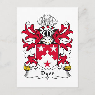 Dyer Family Crest Briefkaart