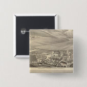 Dyer, Hupers-eigenschappen Vierkante Button 5,1 Cm (Voorkant /achterkant)