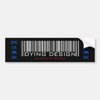 Dying Design Sticker met cijfers