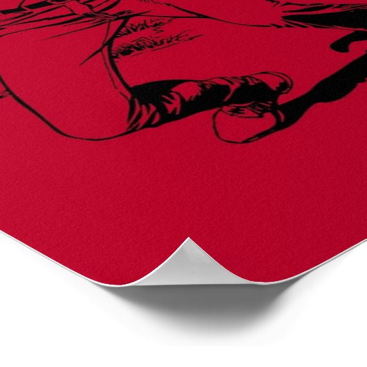 Dylan Dog zwart-wit Poster (Hoek)