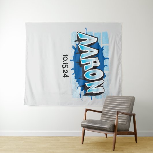 Dylan Graffiti Muur Uw Naam Wandkleed (In Situ (horizontaal))