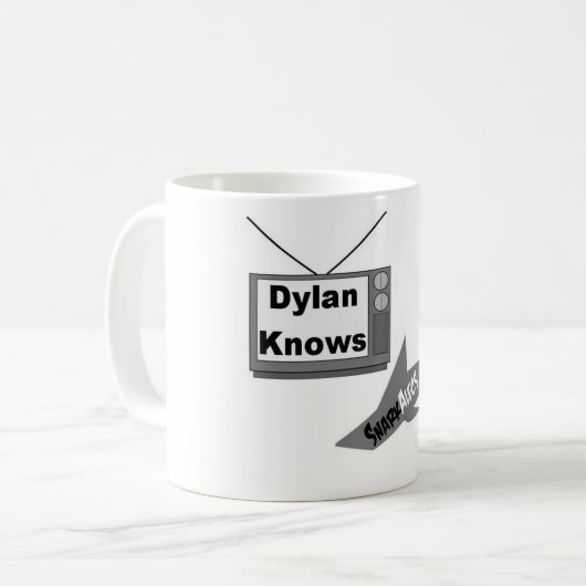 Dylan Knows - mok (Voorkant links)
