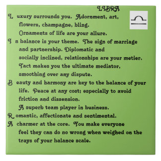 Dylan Libra Tile Tegeltje