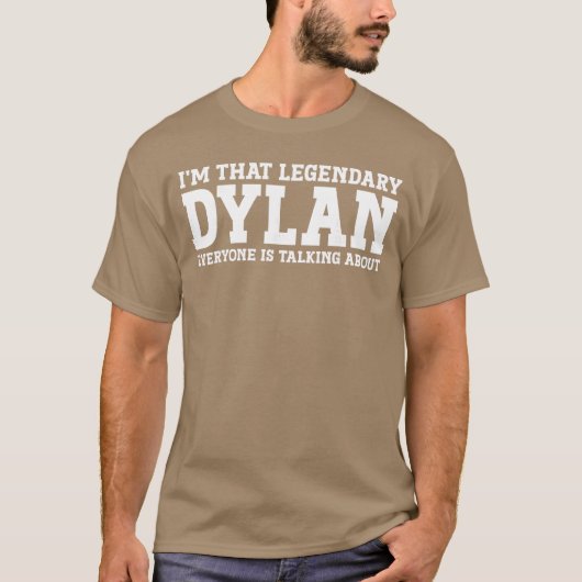 Dylan Personal Name Funny Dylan family T-shirt (Voorkant)