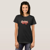 Dylan Retro Cursive Script Wordmark Graphi T-shirt (Voorkant volledig)