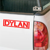 Dylan Stamp Bumpersticker (Op Truck)