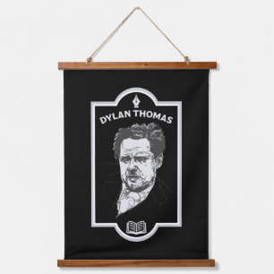 Dylan Thomas Welsh Poet Hangend Wandkleed