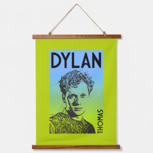 Dylan Thomas Welsh Poet Hangend Wandkleed