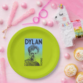 Dylan Thomas Welsh Poet Papieren Bordje (Feest)