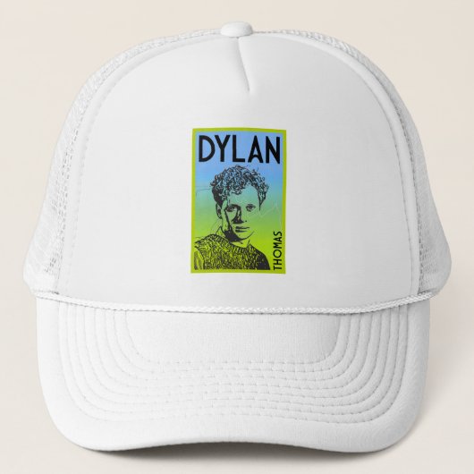 Dylan Thomas Welsh Poet Trucker Pet (Voorkant)