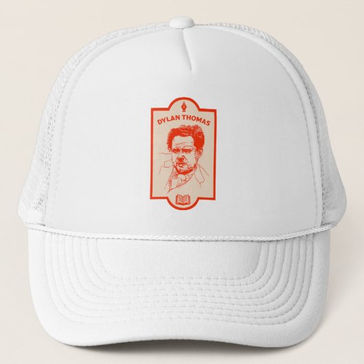 Dylan Thomas Welsh Poet Trucker Pet (Voorkant)
