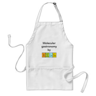 Dylana periodiek tabelnaam apron standaard schort