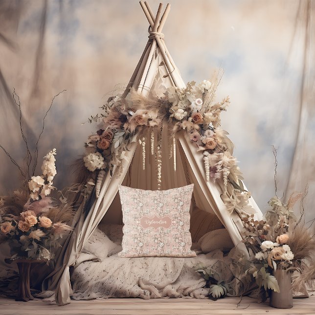 Dylandria  Dusty Roos Pink Kussen (Creator heeft geüpload)