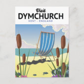 DymChurch Kent seaway-reisposter Briefkaart (Voorkant)