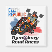 Dymokury Motorcycle Road Races Magneet (Voorkant)