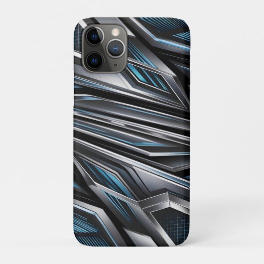 Dynamic Abstract Design of Interlocking Metallics Case-Mate iPhone Case (Achterkant)