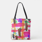 Dynamic Abstract Pattern in Art Draagtas (Achterkant)