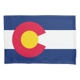 Dynamic Colorado State Flag Graphic op een Kussensloop