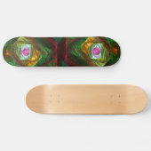Dynamic Connections Abstract Art Skateboard (Horizontaal)