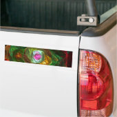 Dynamic Connections Abstracte Art Bumpersticker (Op Truck)